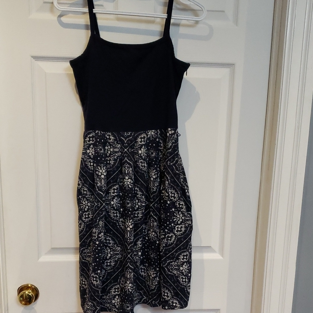 Tommy Hilfiger Navy and White Dress